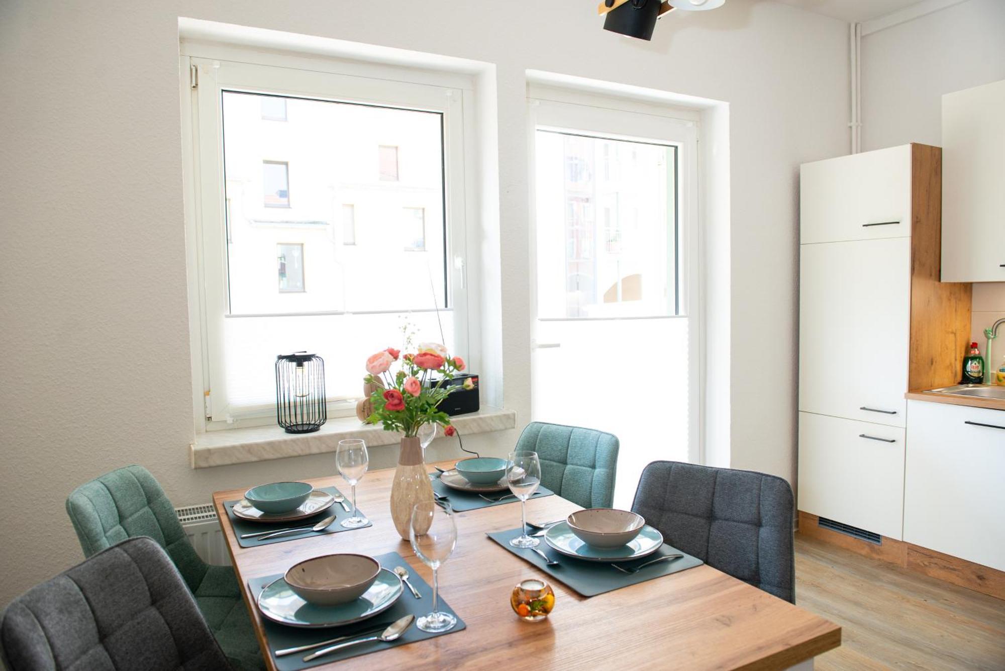 Savor Appartement 5 Personen 2 Schlafzimmer Babybett Netflix Balkon Zentrum Бауцен Екстериор снимка